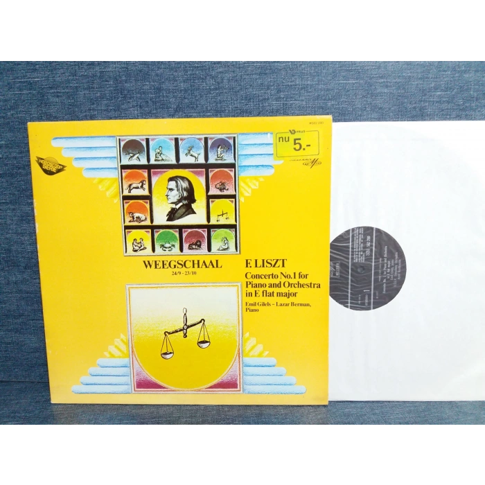 WEEGSCHAAL LISZT EMIL GILELS BERMAN MUSIC LP