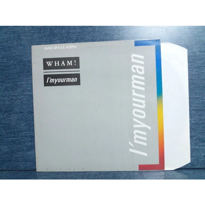 WHAM GEORGE MICHAEL IM YOUR MAN  MAXI LP