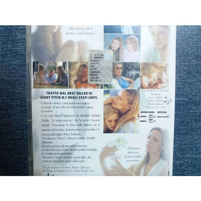 WHITE OLEANDER BEYAZ ZAKKUM DVD FİLM (İNGİLİZCE)