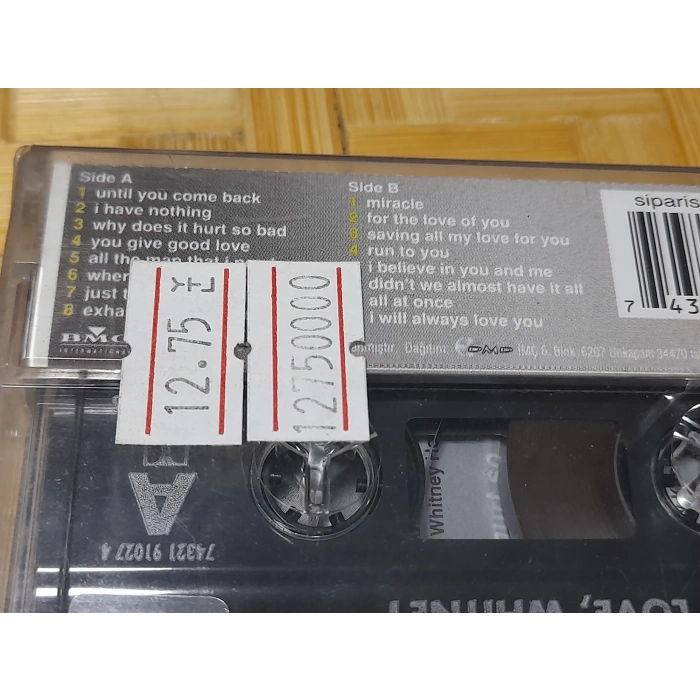 WHITNEY HOUSTON BEST LOVE MÜZİK KASET