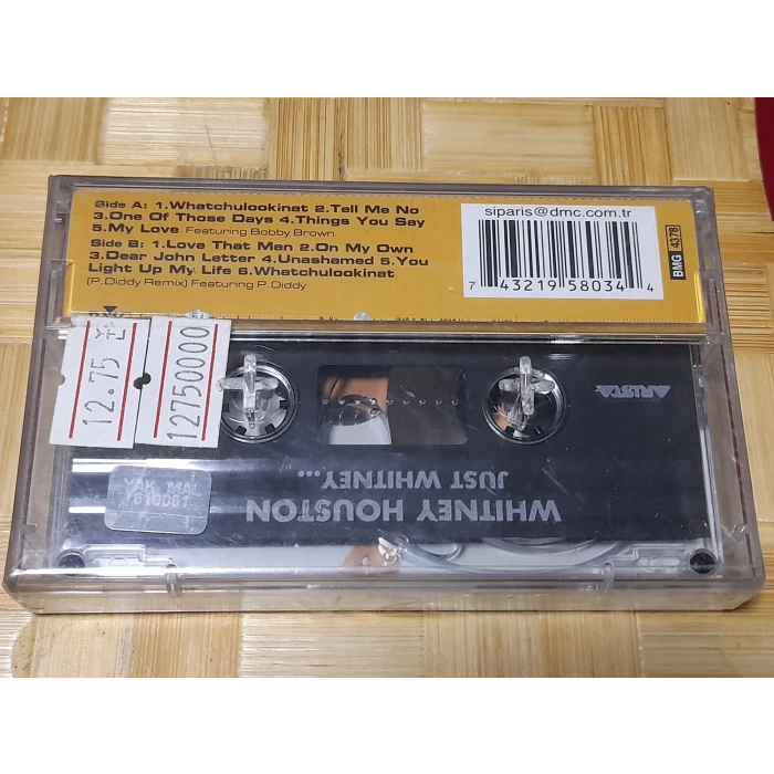 WHITNEY HOUSTON JUST MÜZİK KASET
