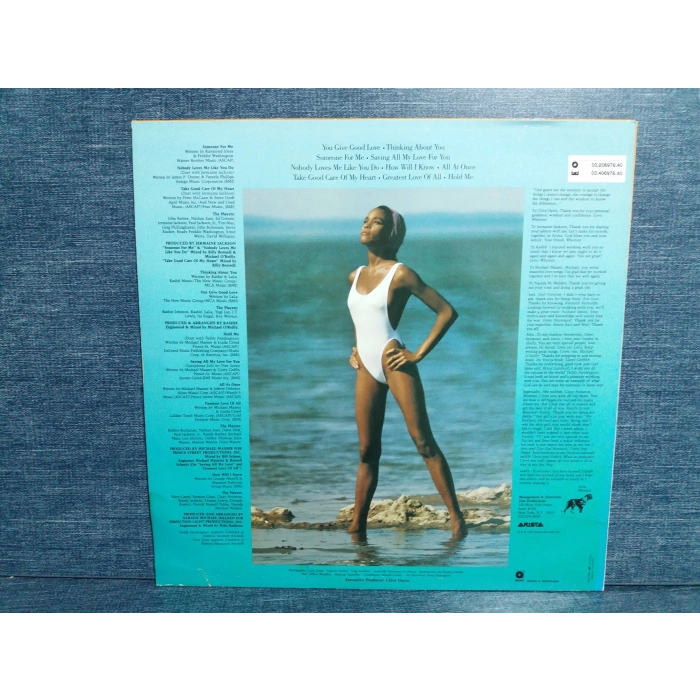 WHITNEY HOUSTON  MUSIC LP ALBUM