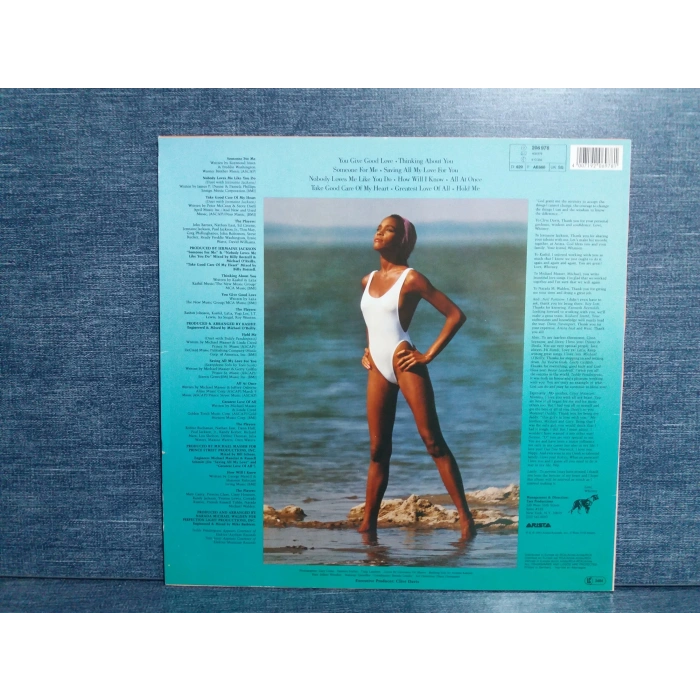WHITNEY HOUSTON MUSIC LP ALBUM