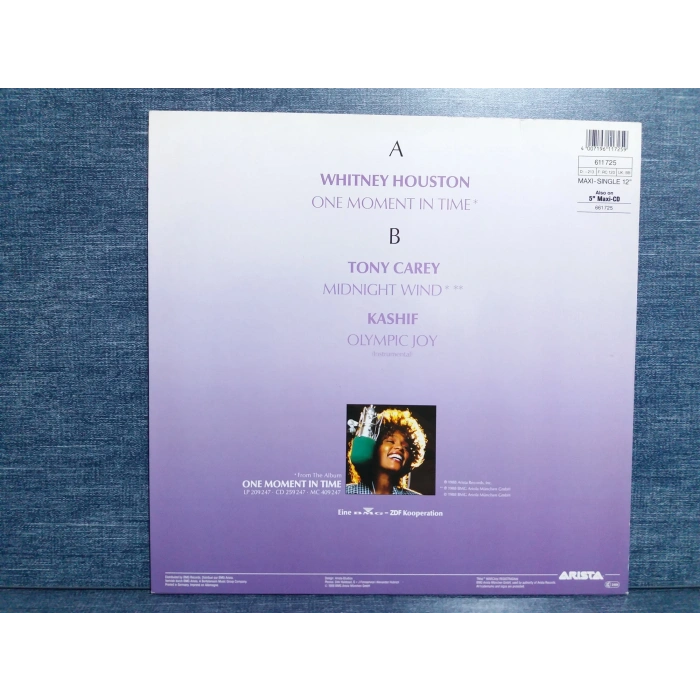 WHITNEY HOUSTON ONE MOMENT IN TIME MAXI LP