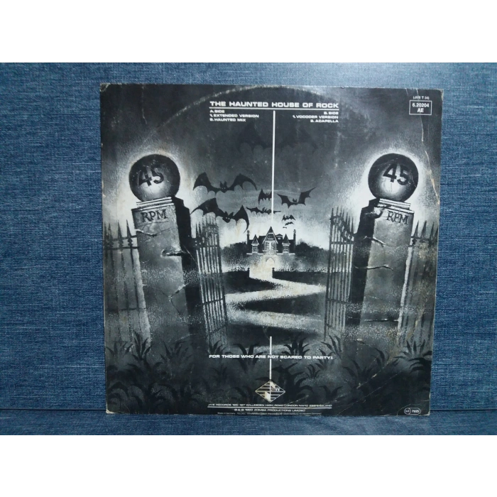 WHODINI THE HAUNTED HOUSE OF ROCK MAXI LP