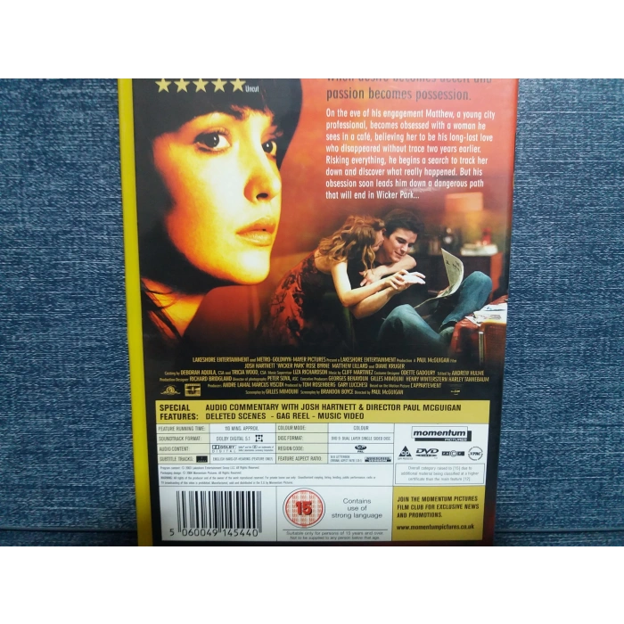 WICKER PARK DVD FİLM (İNGİLİZCE)
