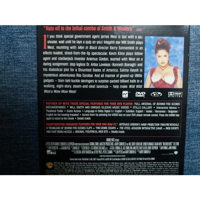 WILD WILD WEST DVD FİLM (İNGİLİZCE-SnapCase)