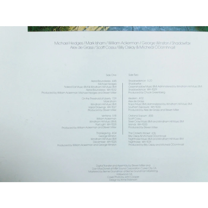 WINDHAM HILL RECORDS SAMPLER 84 LP