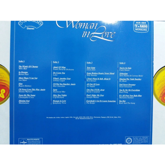 WOMAN IN LOVE VOL MUSIC 2 LP