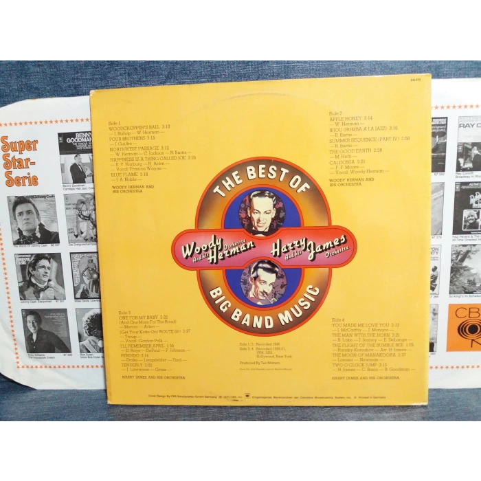 WOODY HERMAN HARRY JAMES  THE BEST OF 2 LP