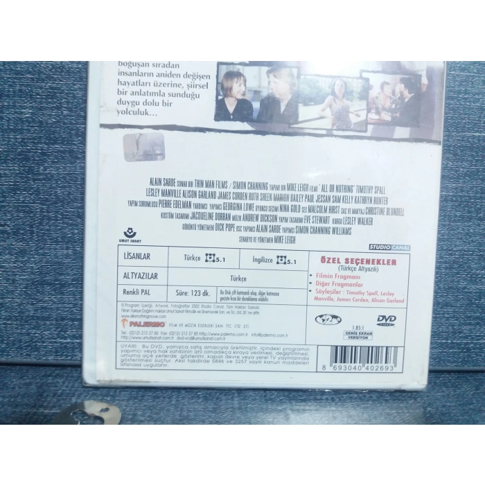 YA HEP YA HİÇ DVD FİLM (SIFIR)