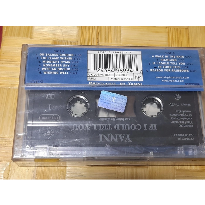 YANNI IF I COULD TELL YOU MÜZİK KASET