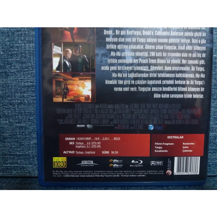 YARGIÇ DREDD FİLM BLURAY