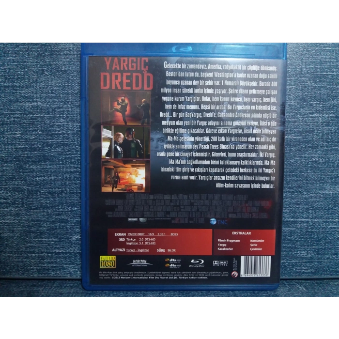 YARGIÇ DREDD FİLM BLURAY