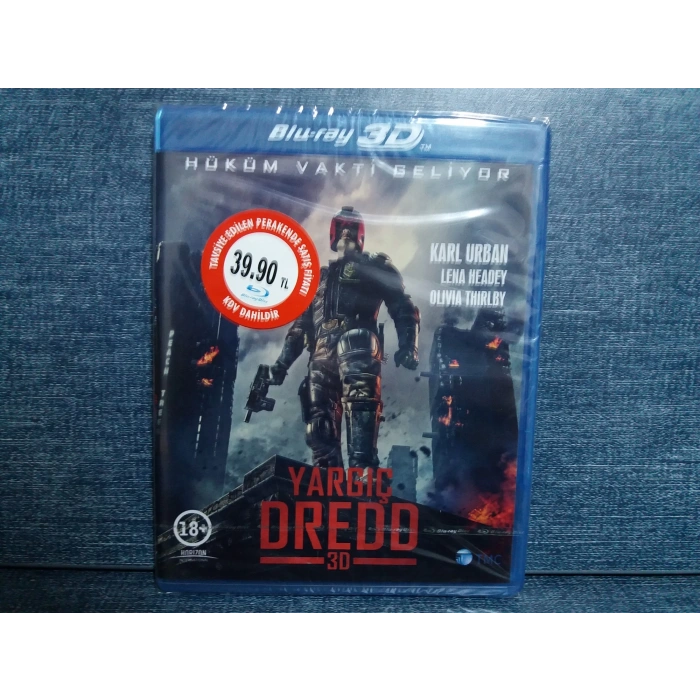 YARGIÇ DREDD FİLM BLURAY (SIFIR) 3 D