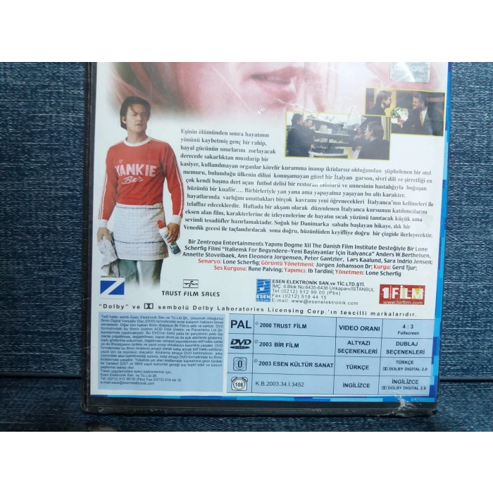 YENİ BAŞLAYANLAR İÇİN İTALYANCA DVD FİLM ( SIFIR )