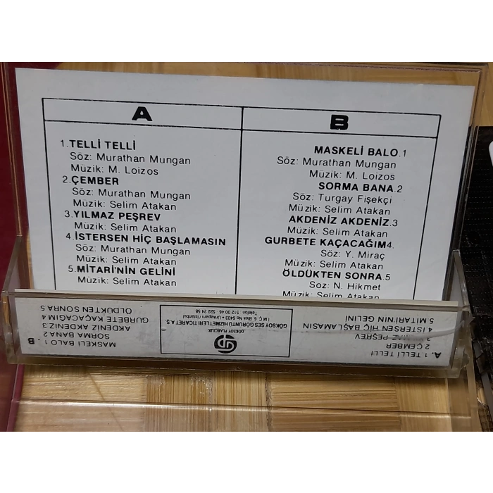 YENİ TÜRKÜ AKDENİZ MÜZİK KASET