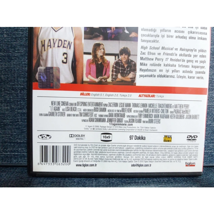 YENİDEN 17 DVD FİLM