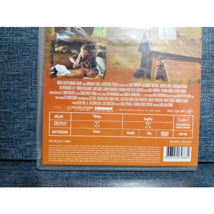 YENİDEN BAŞLAMAK JENNIFER LOPEZ DVD FİLM