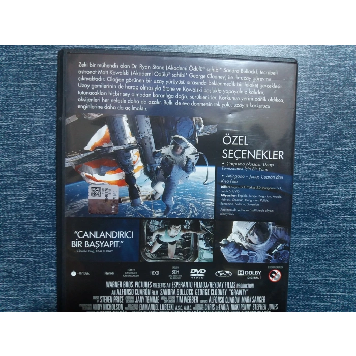 YERÇEKİMİ GRAVITY DVD FİLM