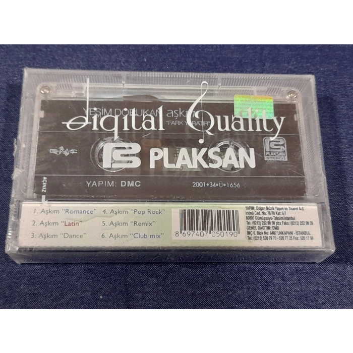 YEŞİM DORUKAN AŞKIM MÜZİK KASET