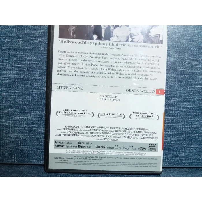 YURTTAŞ KANE DVD FİLM
