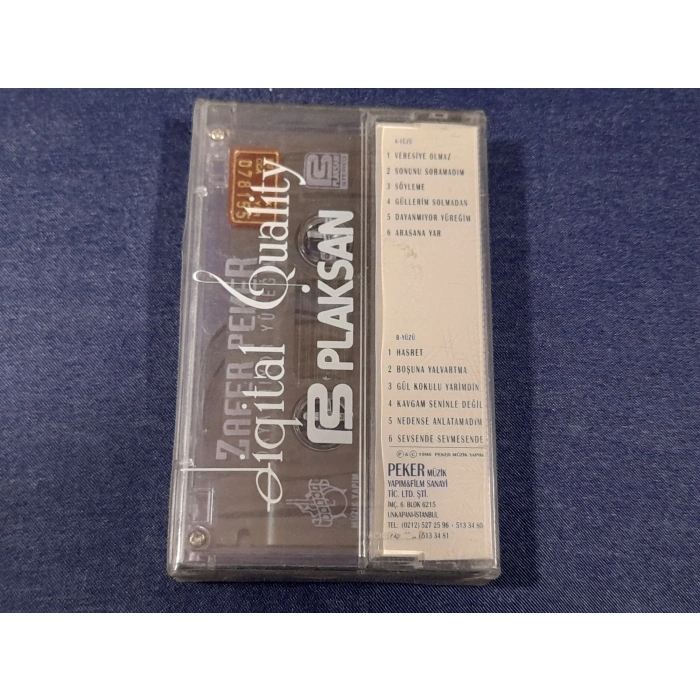 ZAFER PEKER DAYANMIYOR YÜREĞİM MÜZİK KASET