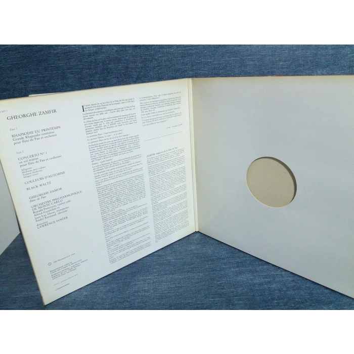 ZAMFIR RHAPSODIE DU PRINTEMPS  MUSIC LP ALBUM