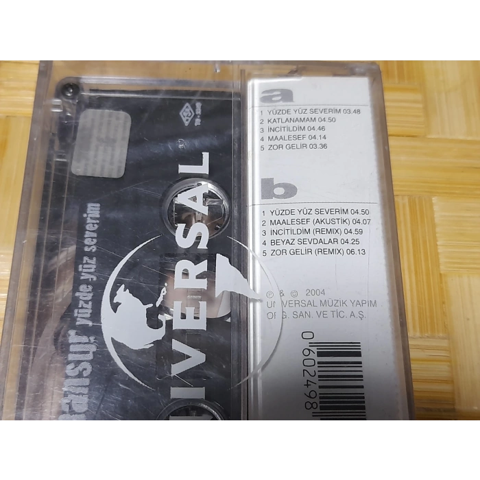 ZEYNEP MANSUR YÜZDE YÜZ SEVERİM MÜZİK KASET