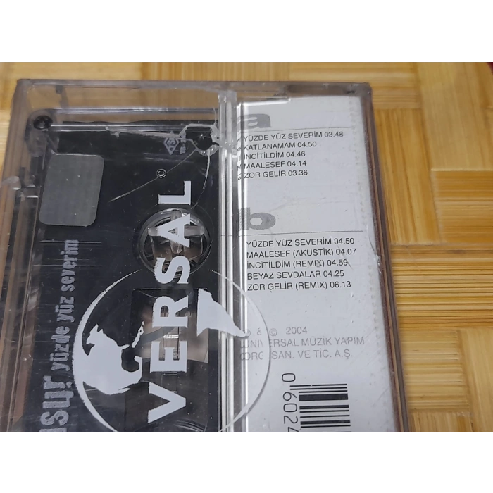 ZEYNEP MANSUR YÜZDE YÜZ SEVERİM  MÜZİK KASET
