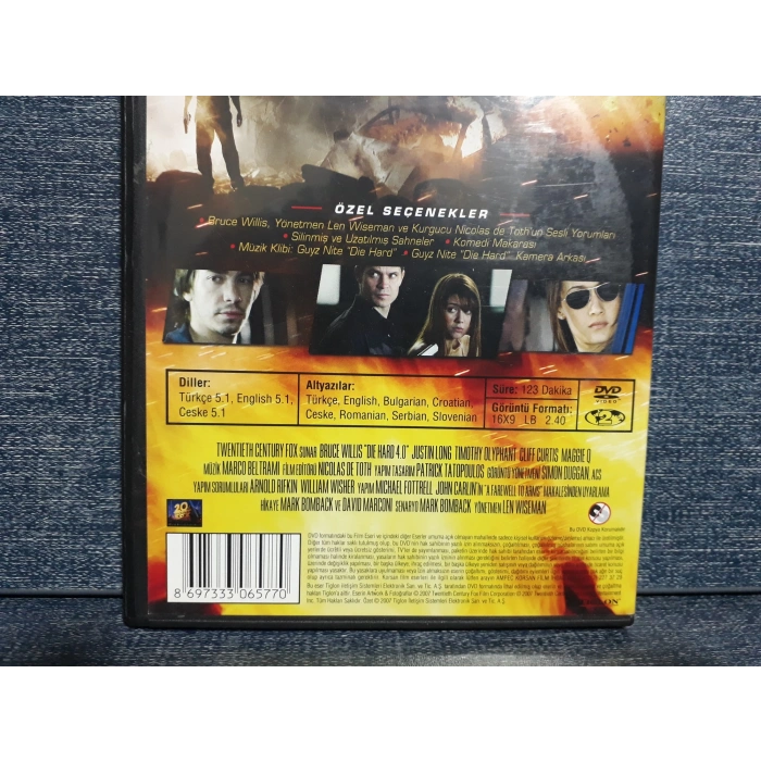 ZOR ÖLÜM 4.0 BRUCE WILLIS DVD FİLM