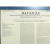 MAX REGER CHORALKANTATE MUSIC LP