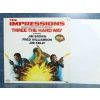 THE IMPRESSIONS THREE THE HARD WAY SOUNDTRACK LP