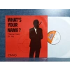 ZINNO WHATS YOUR NAME THEME FROM DR NO MAXI LP