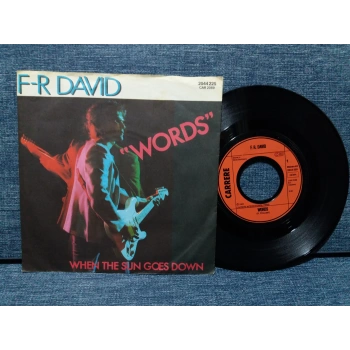 F-R DAVID WORDS WHEN THE SUN GOES DOWN