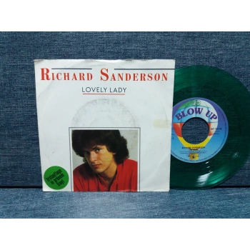 RICHARD SANDERSON LOVELY LADY  ( RENKLİ PLAK )