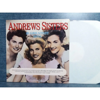 ADREWS SISTERS 20 GREATEST HITS MUSIC LP