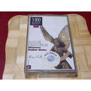 ALLEGRI PALESTRINA  MÜZİK KASET