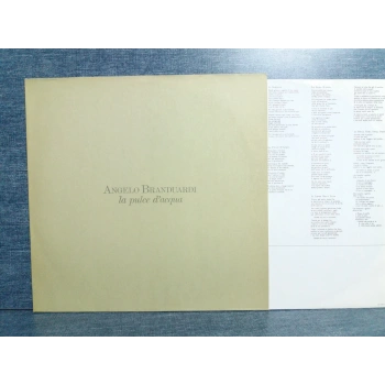 ANGELO BRANDUARDI LA PULCE LP