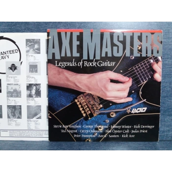 AXE MASTERS LEGENDS OF ROCK GUITAR HARD ROCK MUSIC LP
