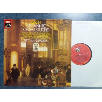 BACH BEKANNTE ORGEL PIET VAN EGMOND MUSIC LP