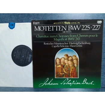 BACH MOTETTEN BWV 225 227 243 LP