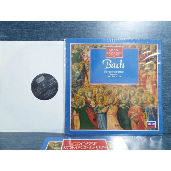 BACH ORGELWERKE KARL RICHTER TOCCATA FANTASIE FUGE LP