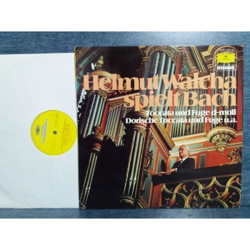 BACH TOCATTA PRALUDIUM FANTASIE HELMUT WALCHA LP