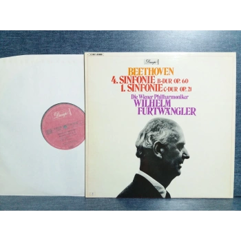 BEETHOVEN 4.SINFONIE  1.SINFONIE WILHEM FURTWANGLER MUSIC LP