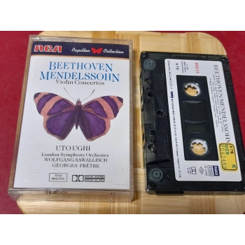 BEETHOVEN MENDELSSOHN VIOLIN CONCERTOS MÜZİK KASET