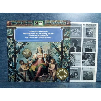 BEETHOVEN RASUMOWSKY QUARTETT MUSIC LP