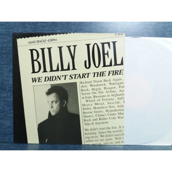 BILLY JOEL WE DIDNT START THE FIRE MAXI LP