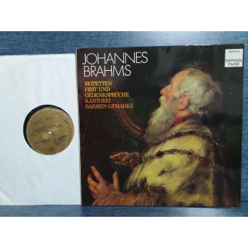BRAHMS MOTETTEN KANTOREI BARMEN  - GEMARKE  LP
