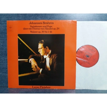 BRAHMS VARIATIONEN FUGE WALZER PIANO LEON FLEISHER LP